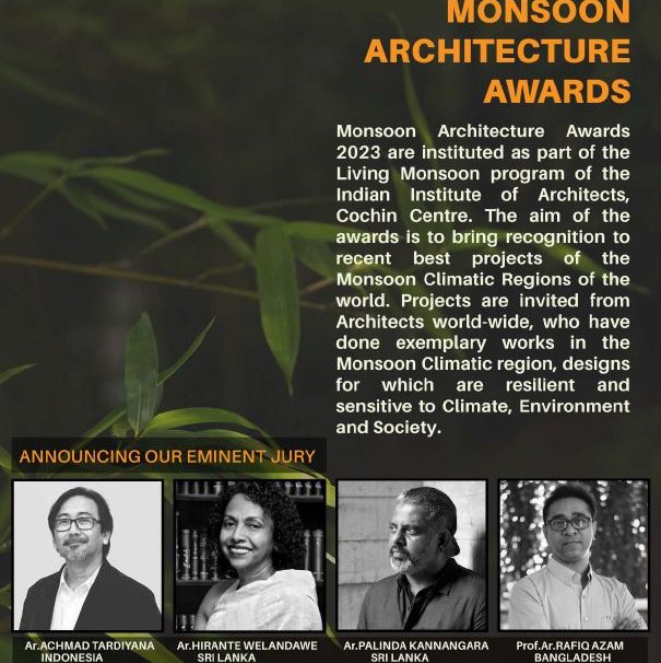 Prof. Rafiq Azam (FIAB) at the Monsoon Architecture Awards.