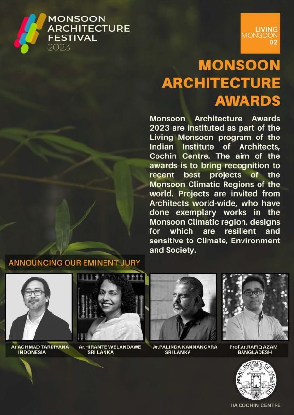 Prof. Rafiq Azam (FIAB) at the Monsoon Architecture Awards.