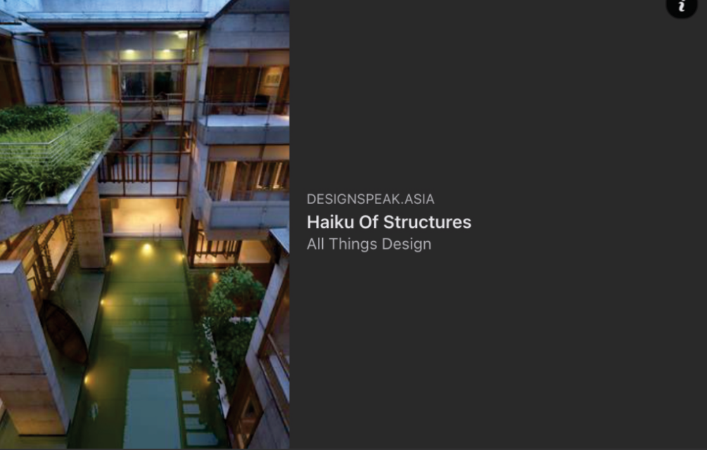 The Famous Malaysian Magazine "DesignSpeak.Asia" Published Article on Our Work