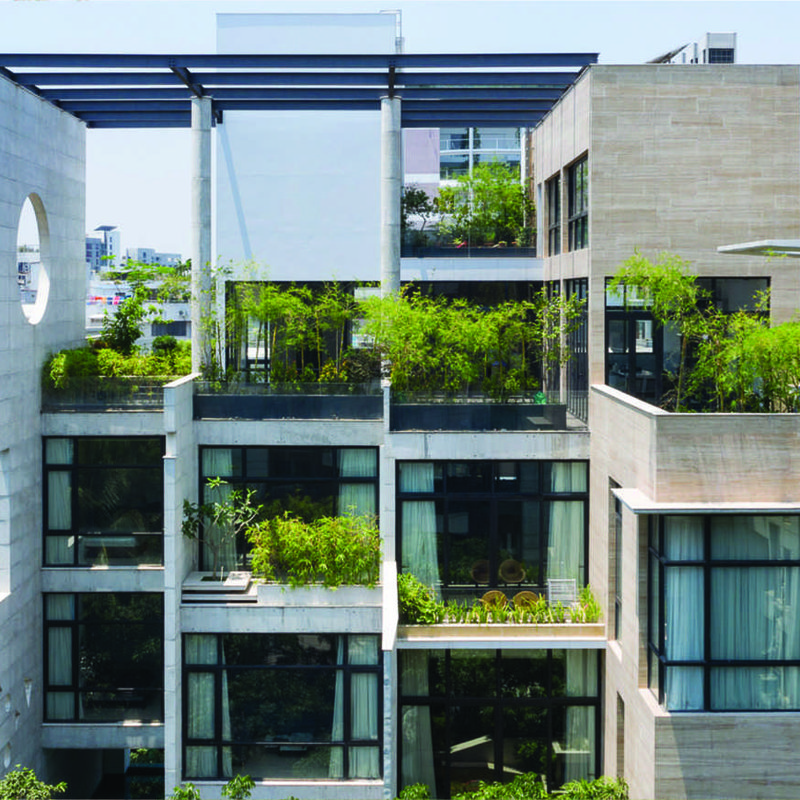 Porosity in urban abode